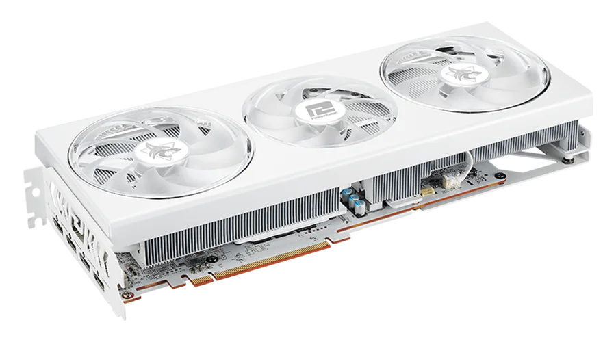 PowerColor Hellhound Spectral White AMD Radeon RX 7800 XT 16GB GDDR6